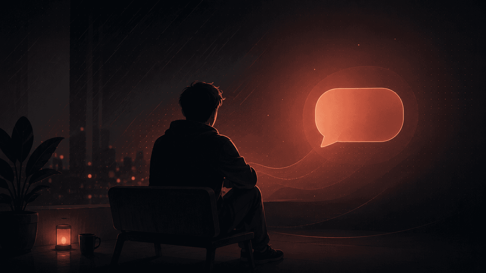 Ilustrasi: Teman Curhat AI Gratis — Brainy Buddy di Telegram & LINE — Brainy Buddy